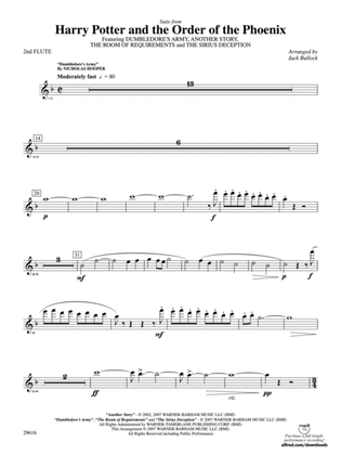 Harry Potter and the Order of the Phoenix, Suite from: 2nd Flute