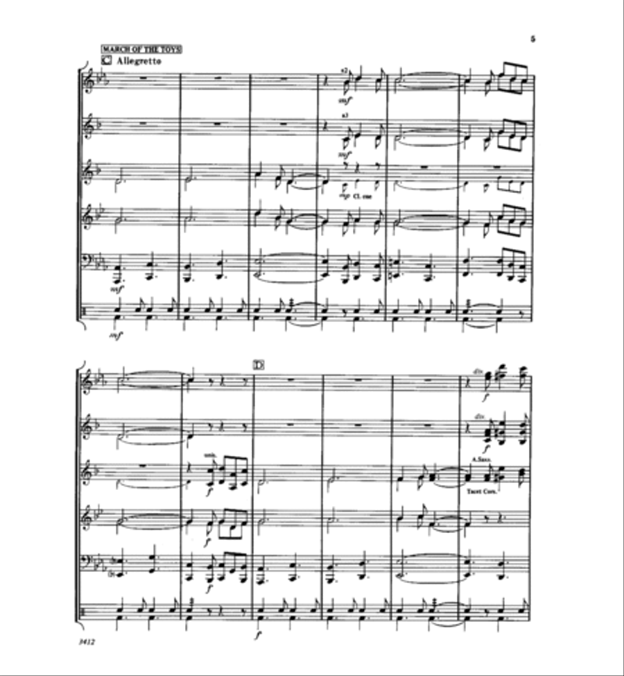 Christmas Toys Christmas Toys Concert Band scores gallery preview page 4