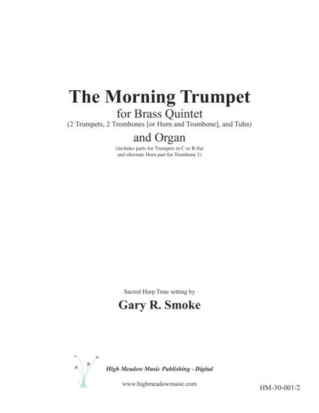The Morning Trumpet for Brass Quintet and Organ image number null