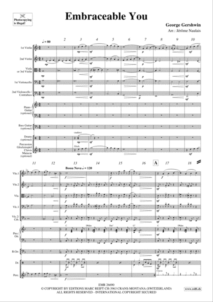 Embraceable You Embraceable You String Quintet scores gallery preview page 3