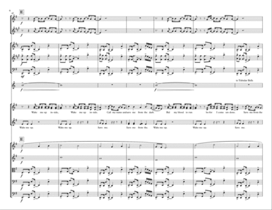 Bring Me To Life Bring Me To Life Large Ensemble scores gallery preview page 6