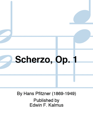 Book cover for Scherzo, Op. 1