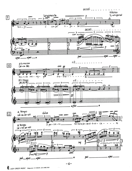 Quasi Un Madrigale for soprano and piano image number null
