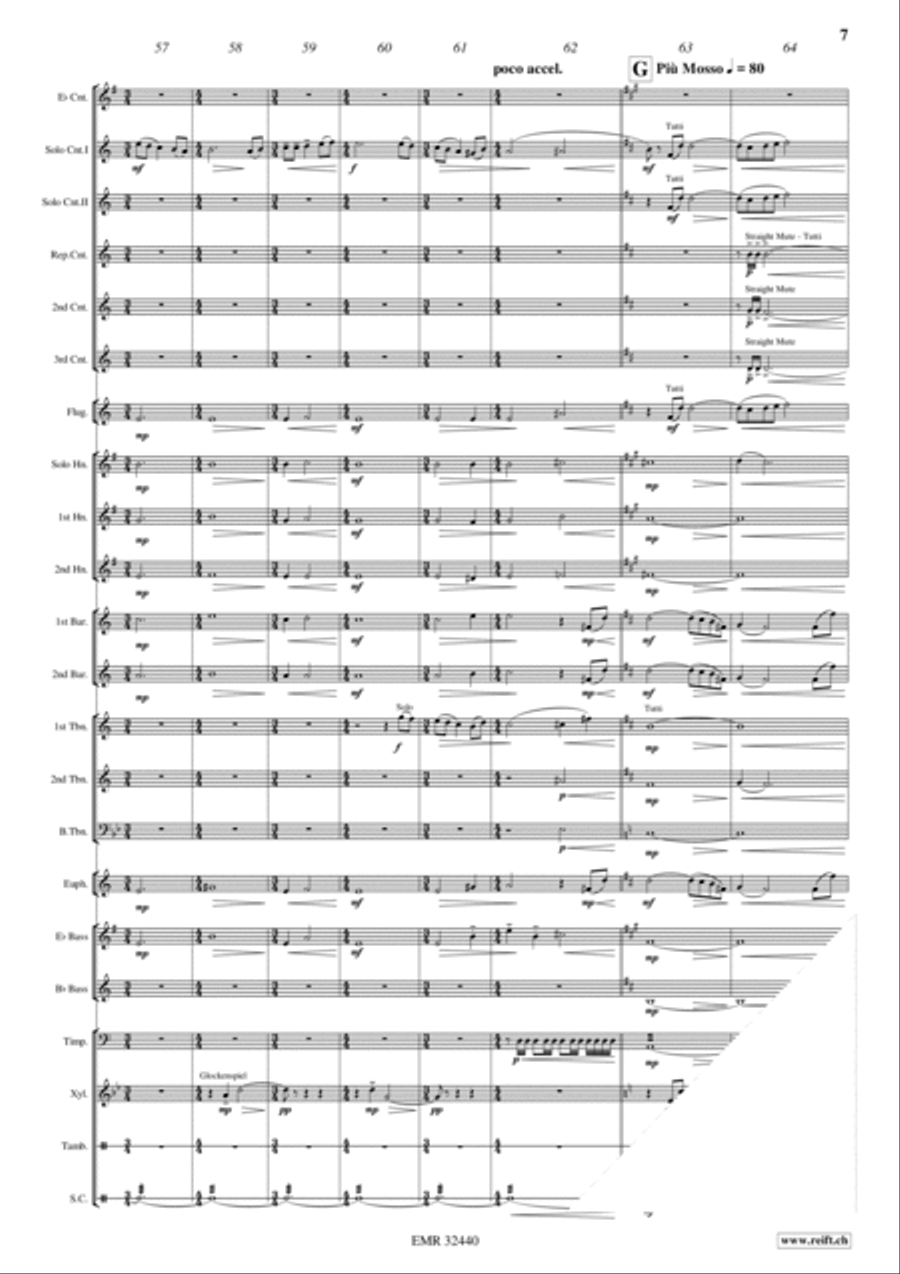 Geh Ikh Mir Shpatsirn Brass Band scores gallery preview page 8