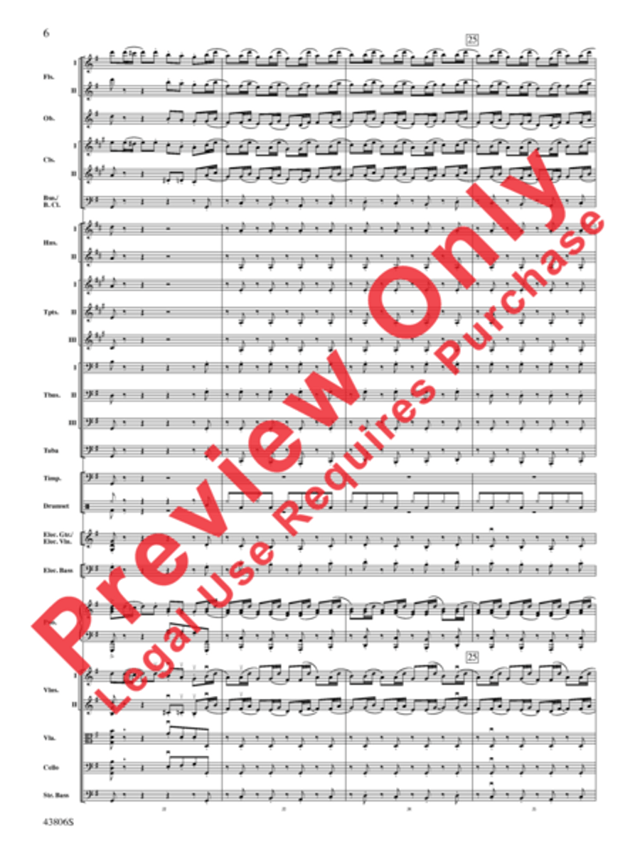 A Mad Russian's Christmas Full Orchestra scores gallery preview page 34
