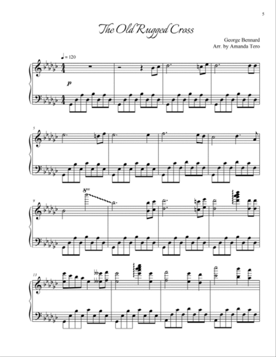 Reflections of the Cross - 10 Easter Advanced Piano Solos Piano Solo scores gallery preview page 5