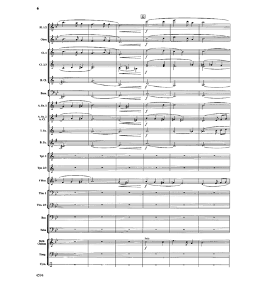 Silent Night Concert Band scores gallery preview page 5