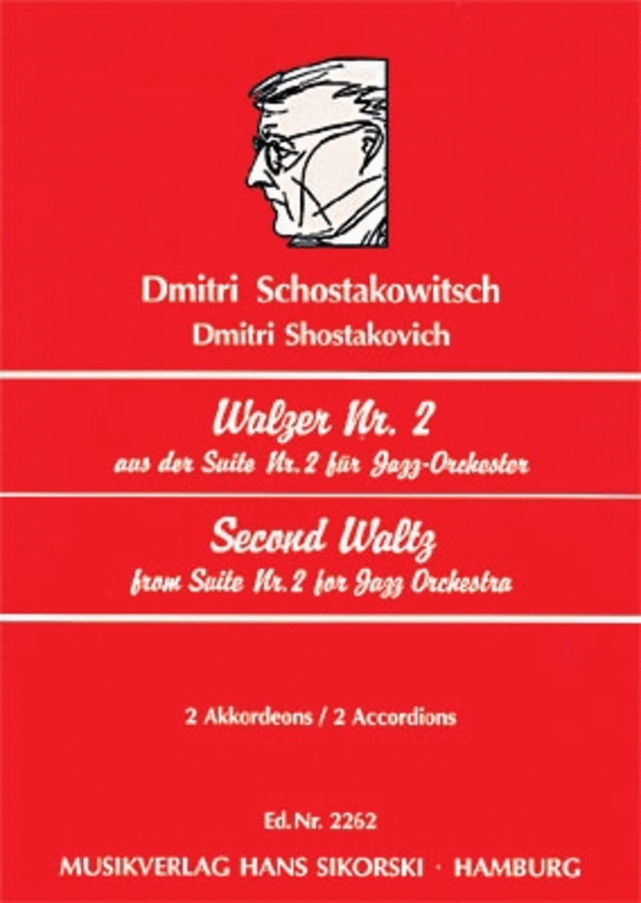 Second Waltz From Suite No2 For Jazz Orchestra Accordion Accordion scores gallery preview page 1