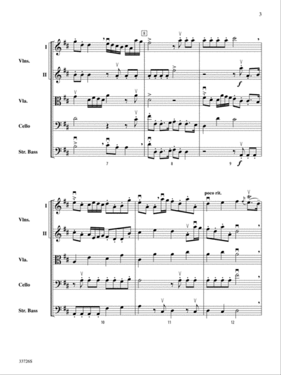 Battalia String Orchestra scores gallery preview page 3