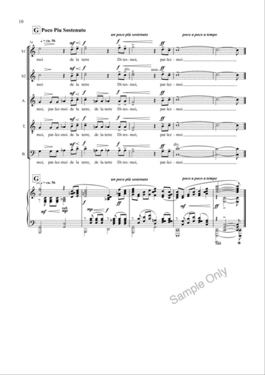 Parlez-Moi Parlez-Moi 4-Part scores gallery preview page 12