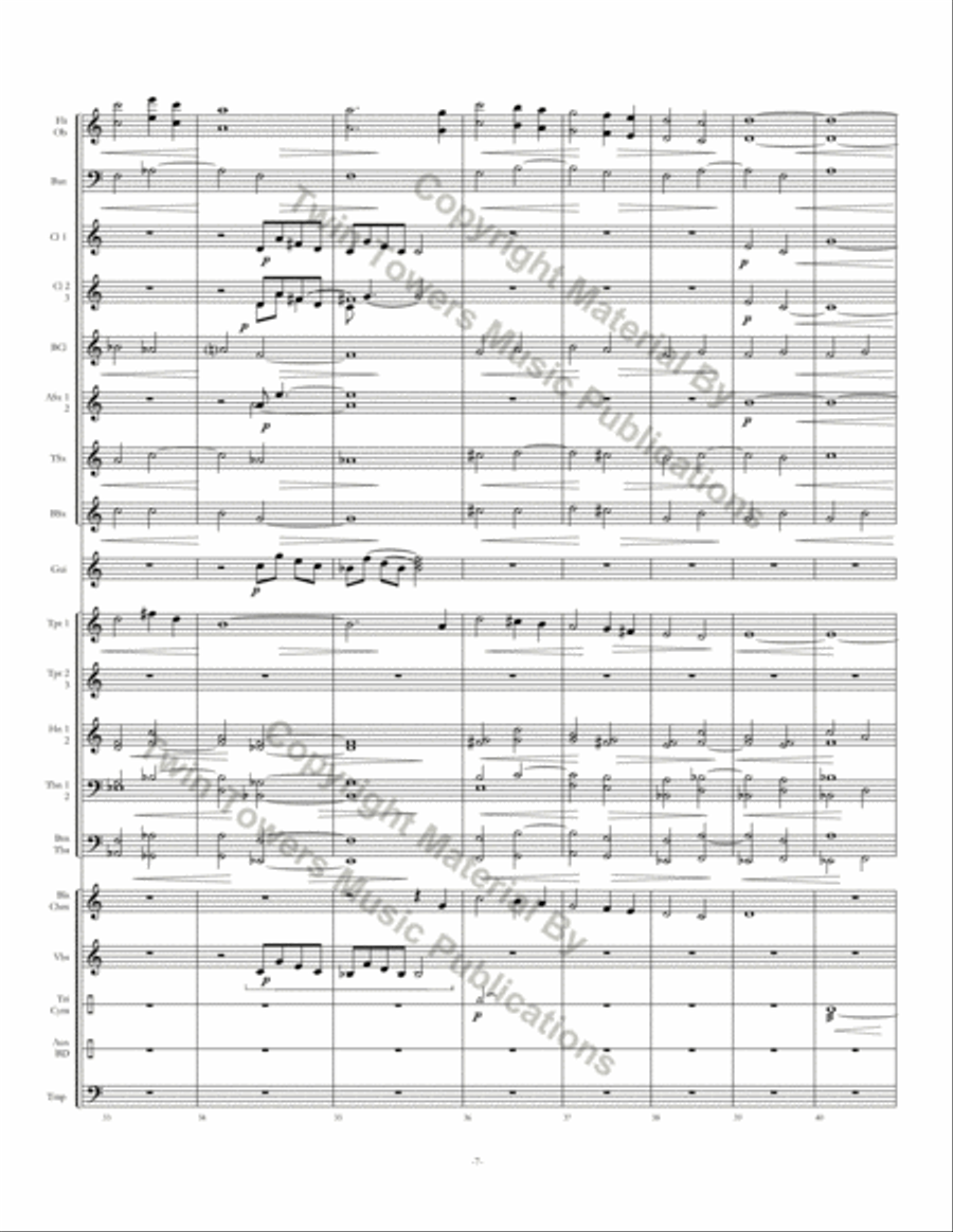 Almost Home Almost Home Concert Band scores gallery preview page 8