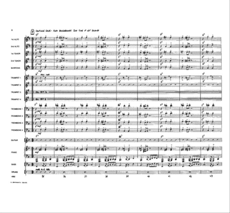 Bugle Boogie Blues Jazz Ensemble scores gallery preview page 6