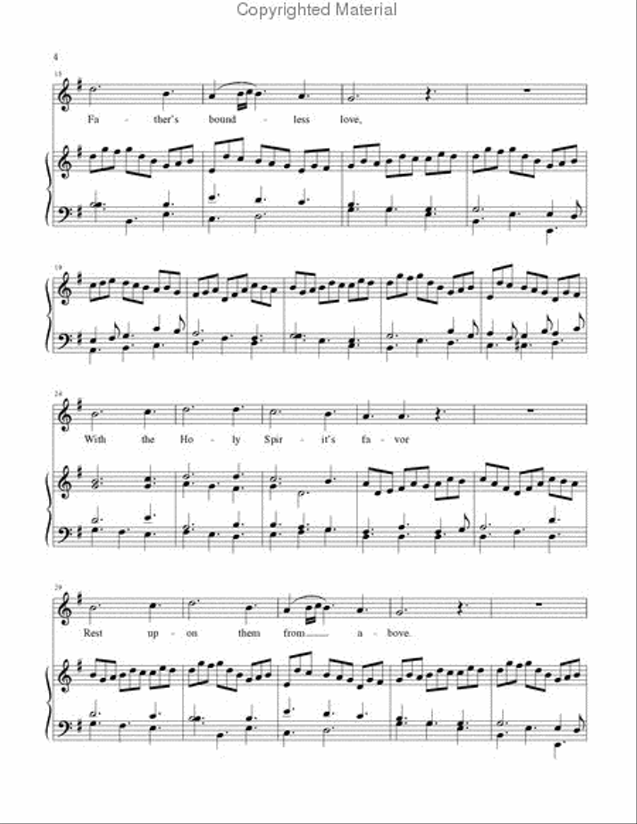 May the Grace of Christ Our Savior Voice Solo scores gallery preview page 3
