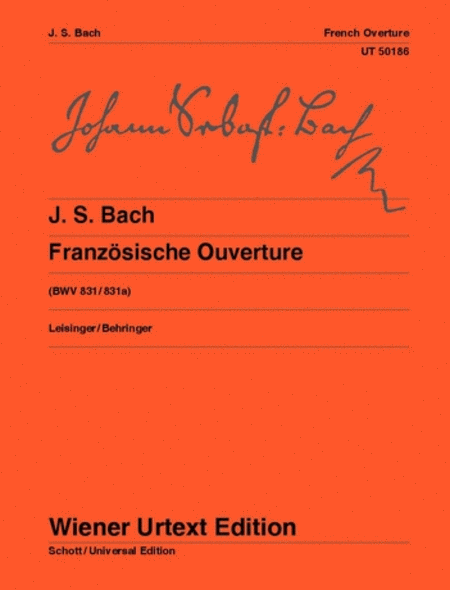 Johann Sebastian Bach : French Overture, BWV 831/831a
