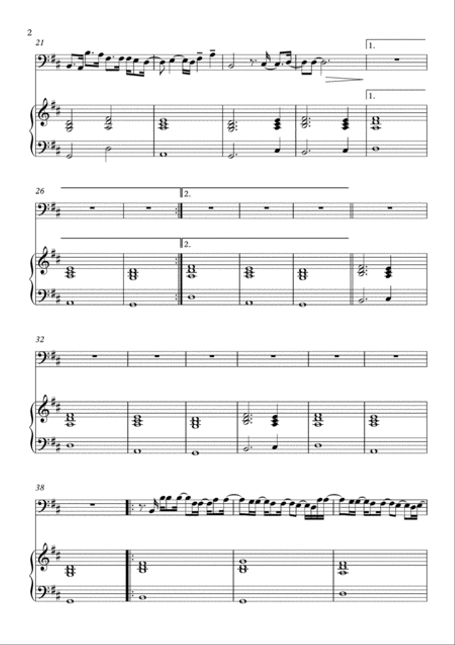 Oceans (where Feet May Fail) Piano scores gallery preview page 2