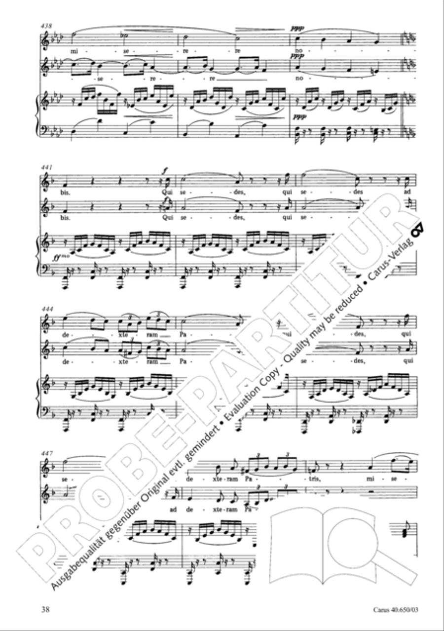 Petite Messe solennelle 4-Part scores gallery preview page 41
