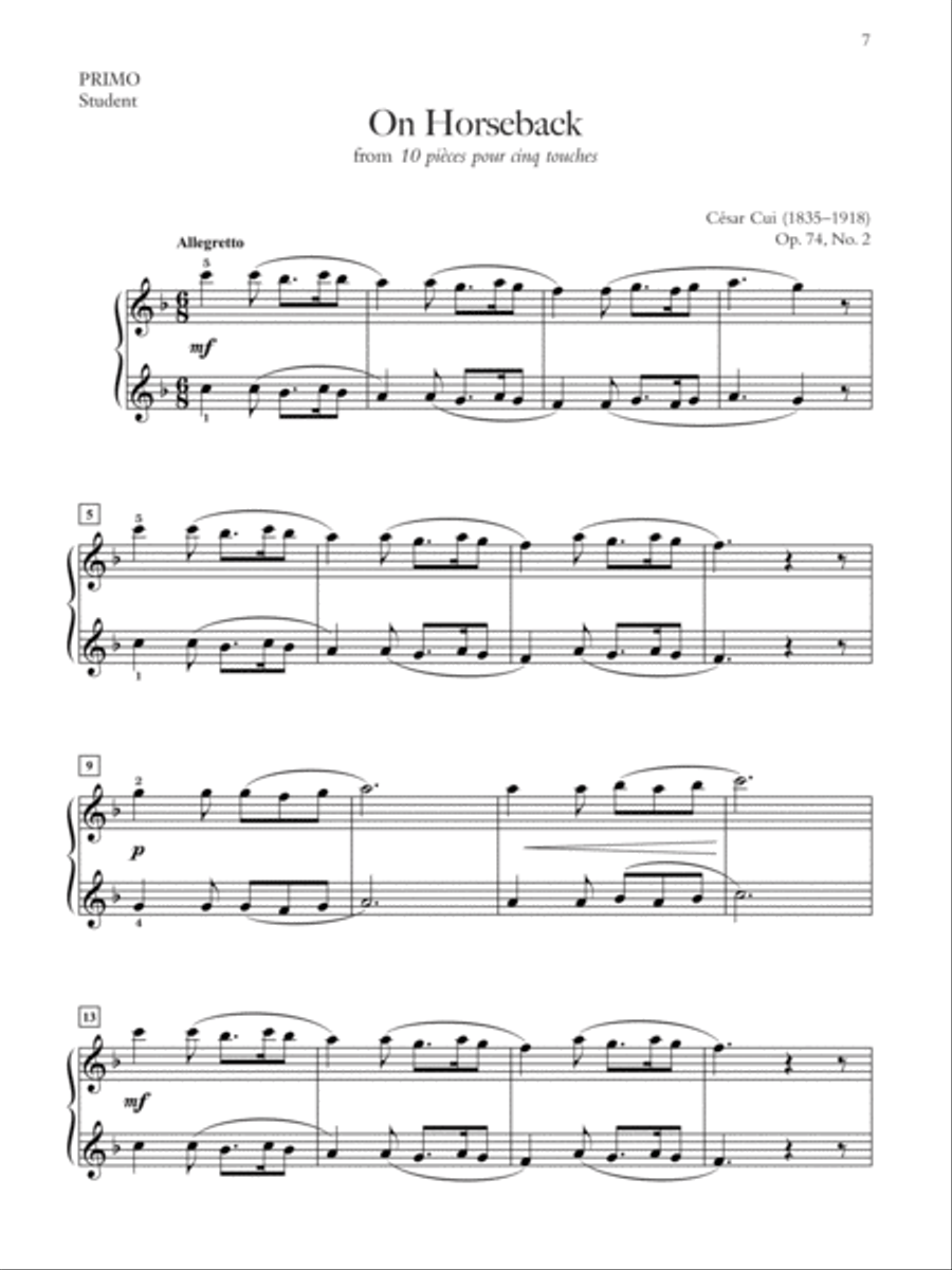 Easy Teacher-Student Piano Duets 1-3 (Value Pack) Easy Teacher-Student Piano Duets 1-3 (Value Pack) Piano Method scores gallery preview page 16