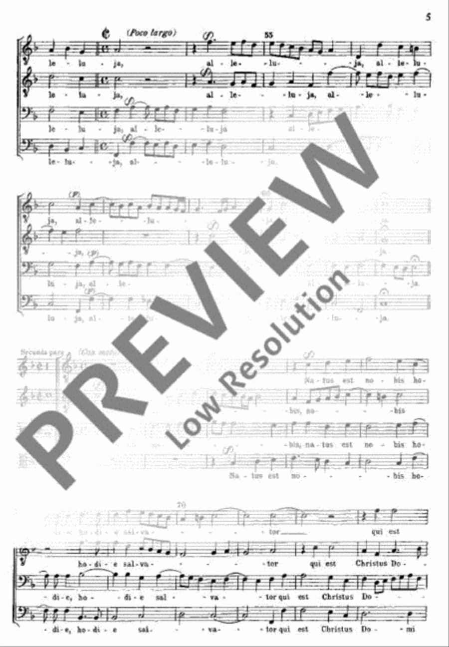 O regem coeli O regem coeli TTBB scores gallery preview page 6