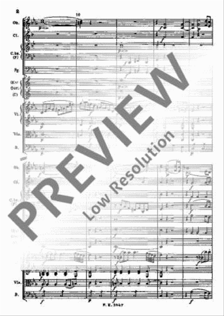 Masonic Funeral Music Orchestra scores gallery preview page 5