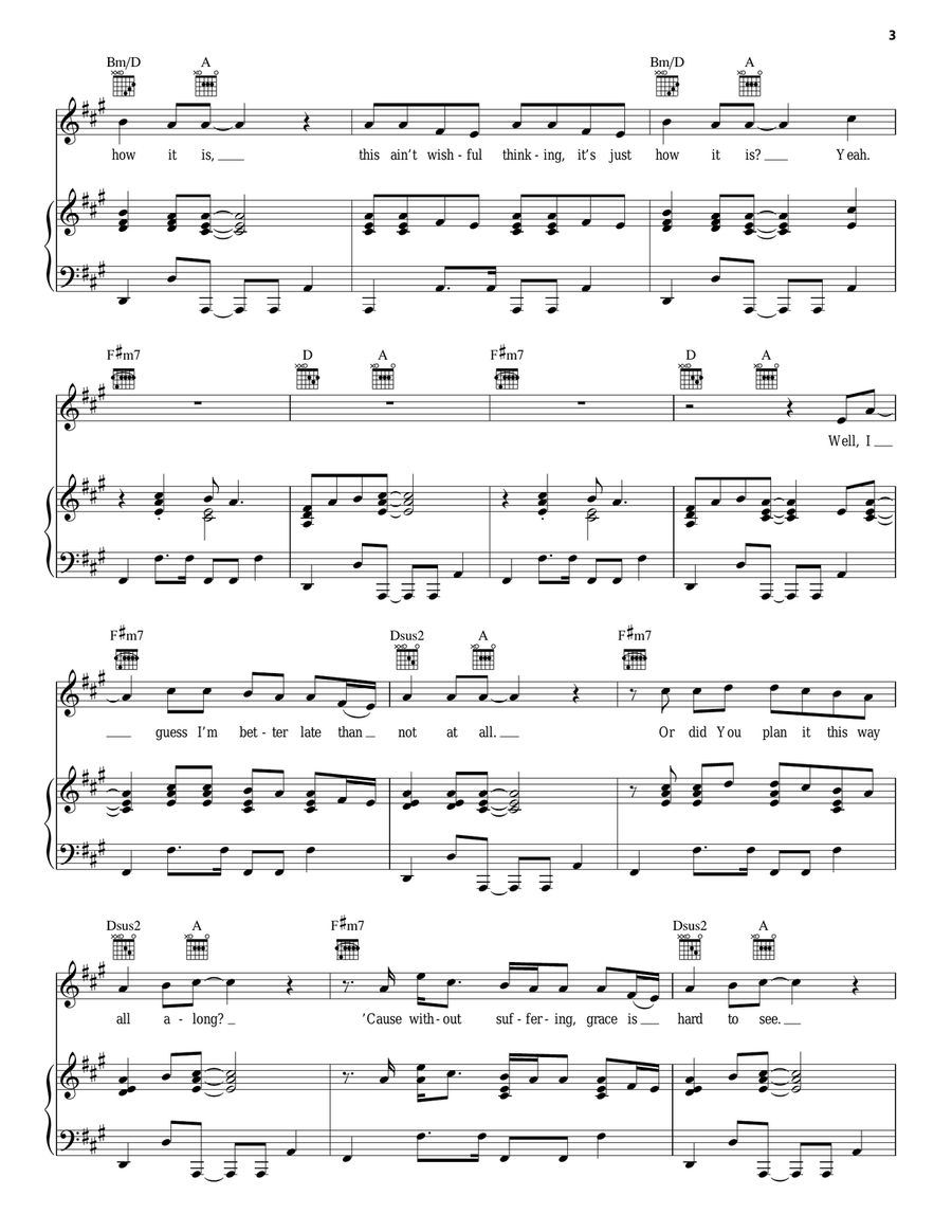 Wishful Thinking Wishful Thinking Acoustic Guitar scores gallery preview page 3