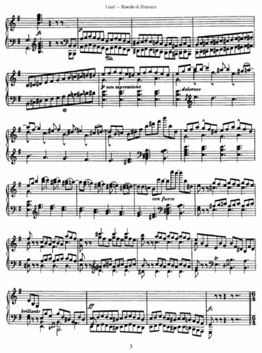 Franz Liszt - Rondo di Bravura (1825) Op. 4, No. 2