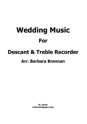 Book cover for Wedding Music for Soprano and Alto Recorder