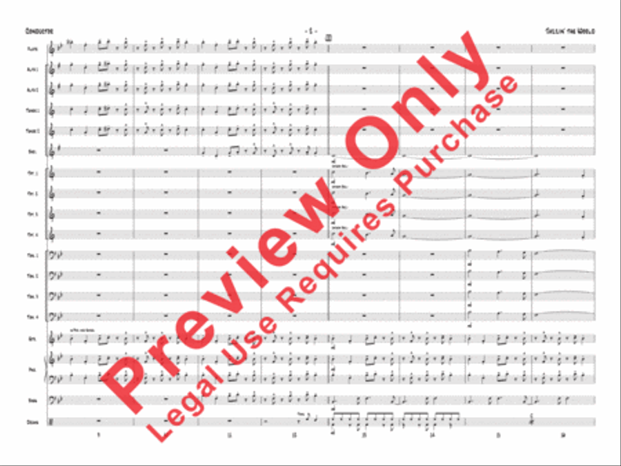 Jazzin' the World Jazz Ensemble scores gallery preview page 5