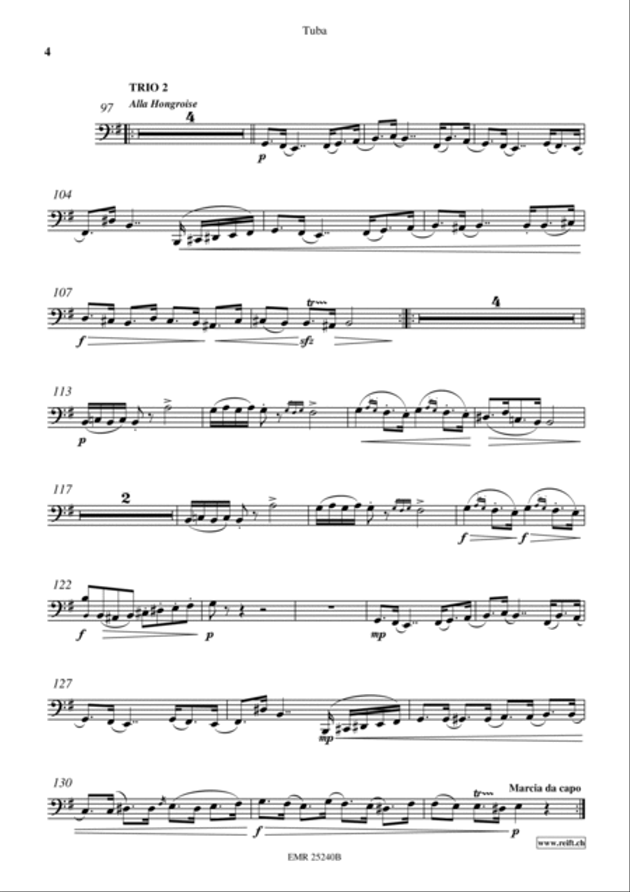 2 Marches 2 Marches Tuba scores gallery preview page 5