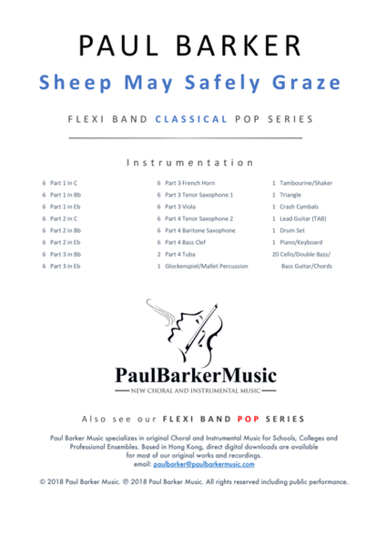 Sheep May Safely Graze (Flexible Instrumentation) image number null