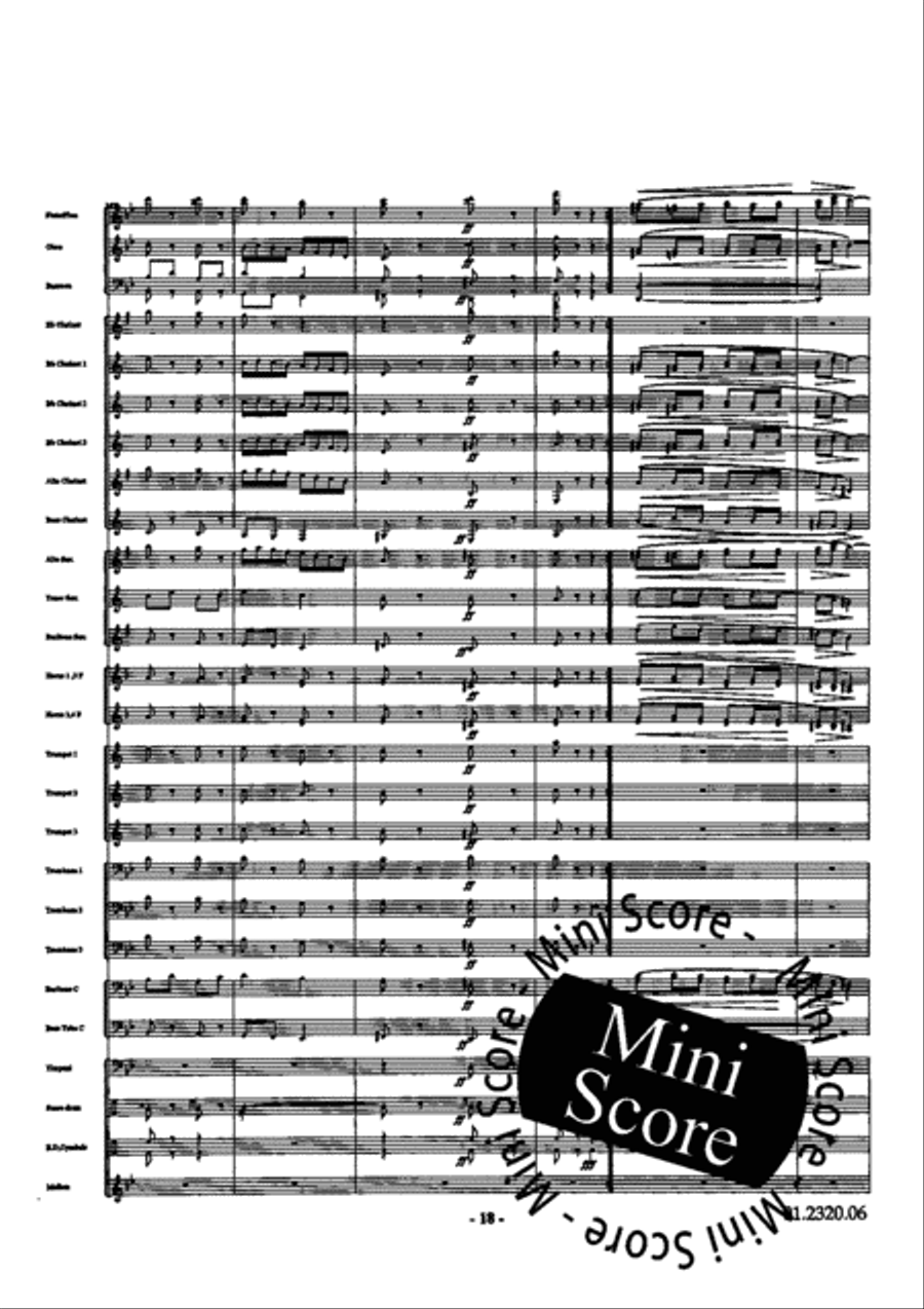 V for Victory Fanfare Band scores gallery preview page 23