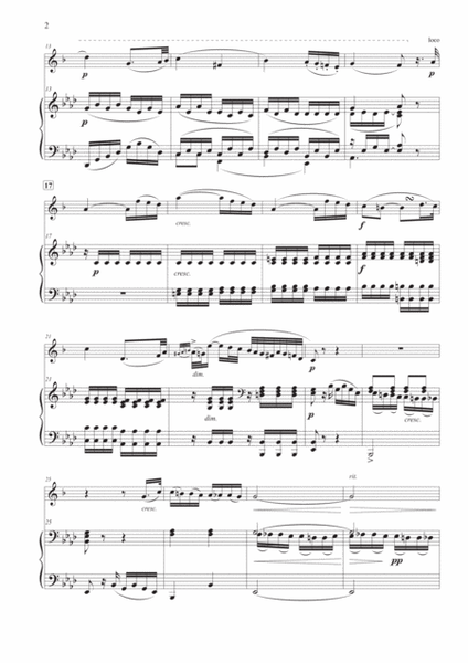 Adagio from "Sonata Pathetique" for Alto Saxophone & Piano image number null