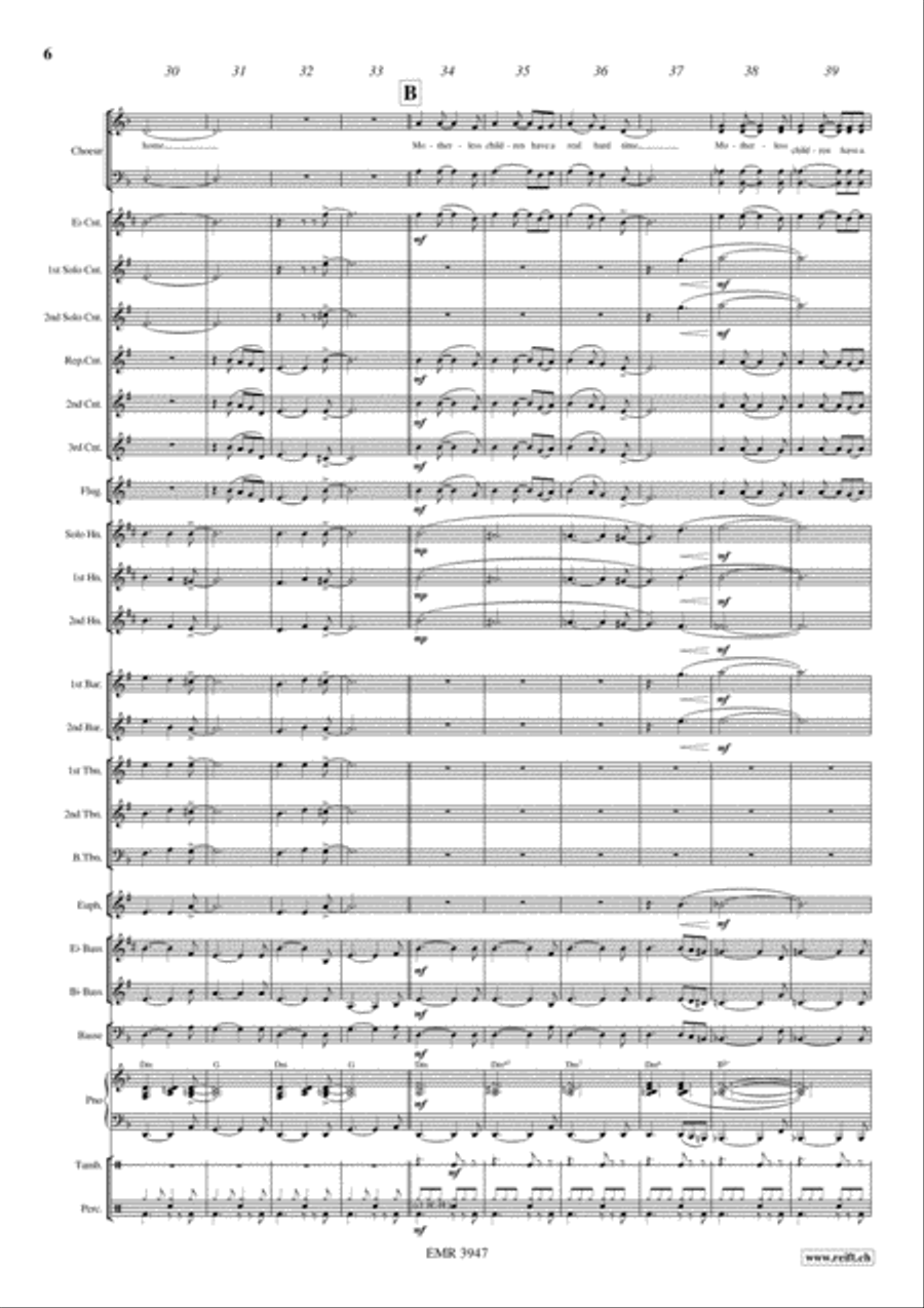 Motherless Child 4-Part scores gallery preview page 7