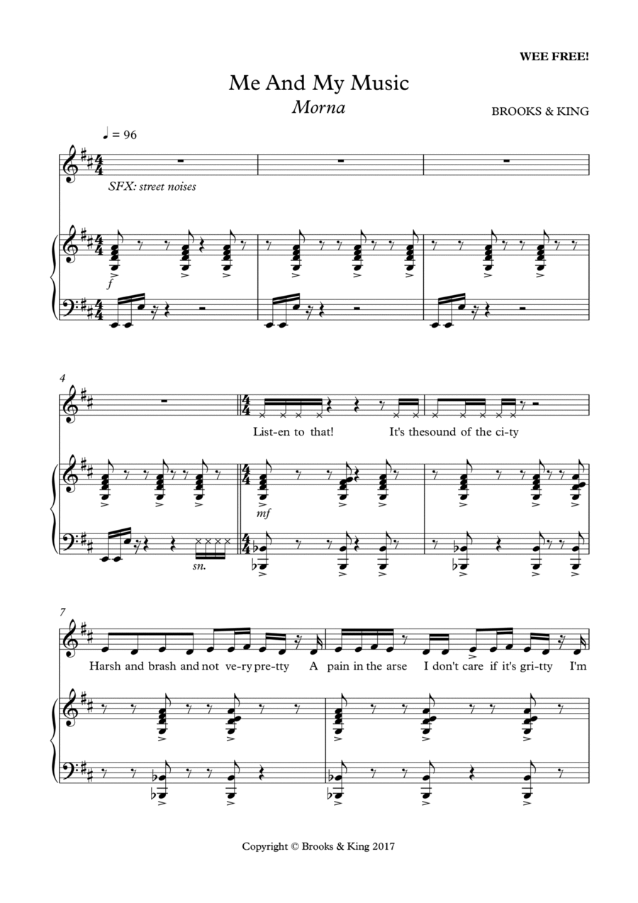 ME AND MY MUSIC Alto Voice scores gallery preview page 1