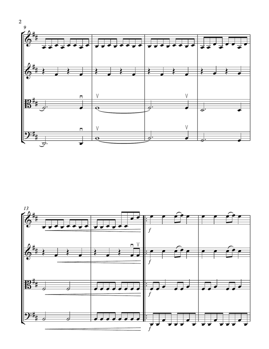 Everlong String Quartet scores gallery preview page 2