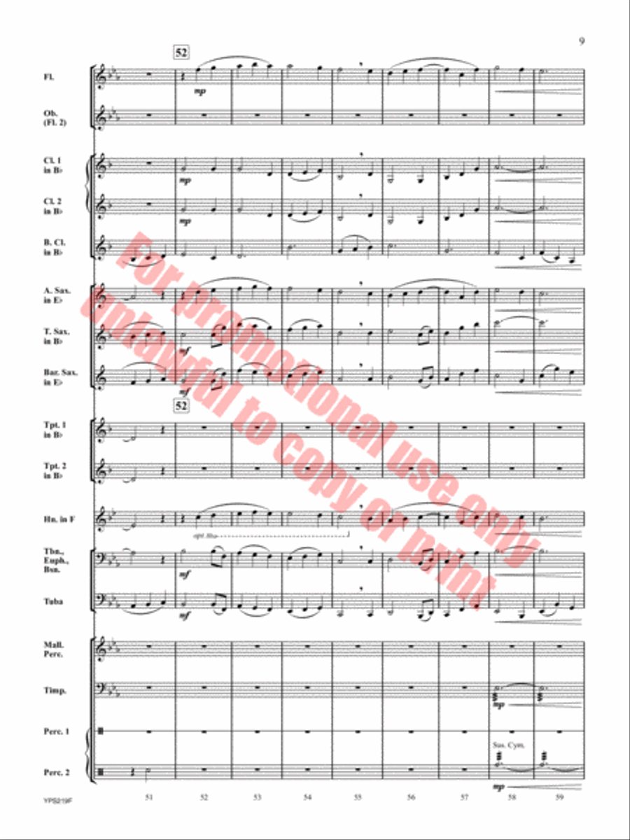 Trek to the Summit Concert Band scores gallery preview page 10