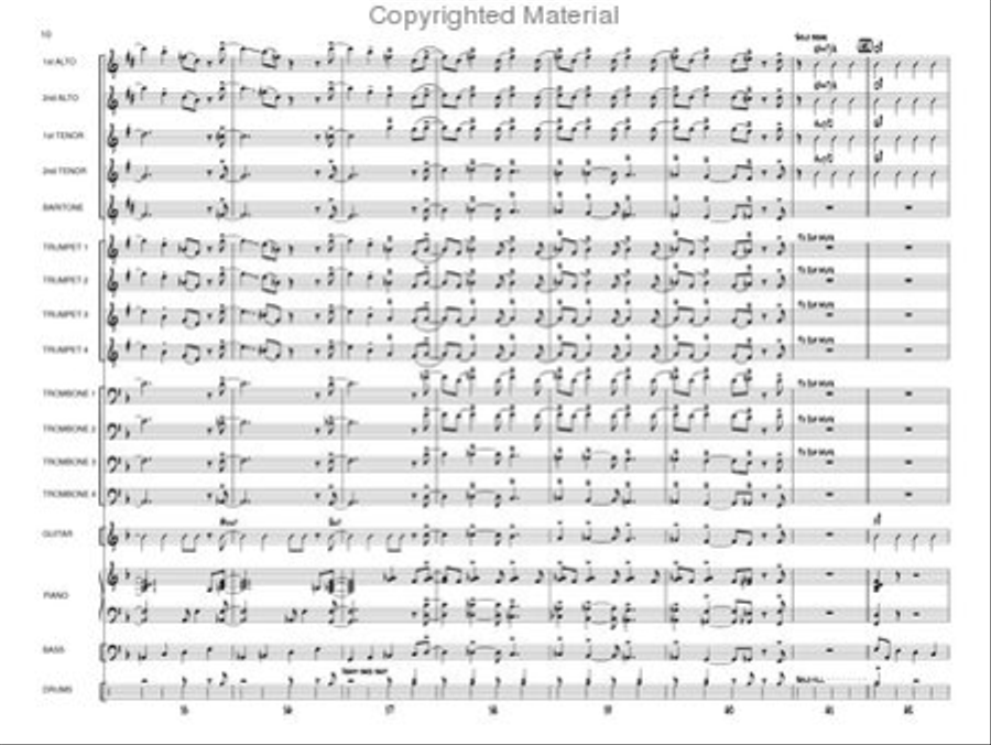 Pedal to the Metal Pedal to the Metal Jazz Ensemble scores gallery preview page 9
