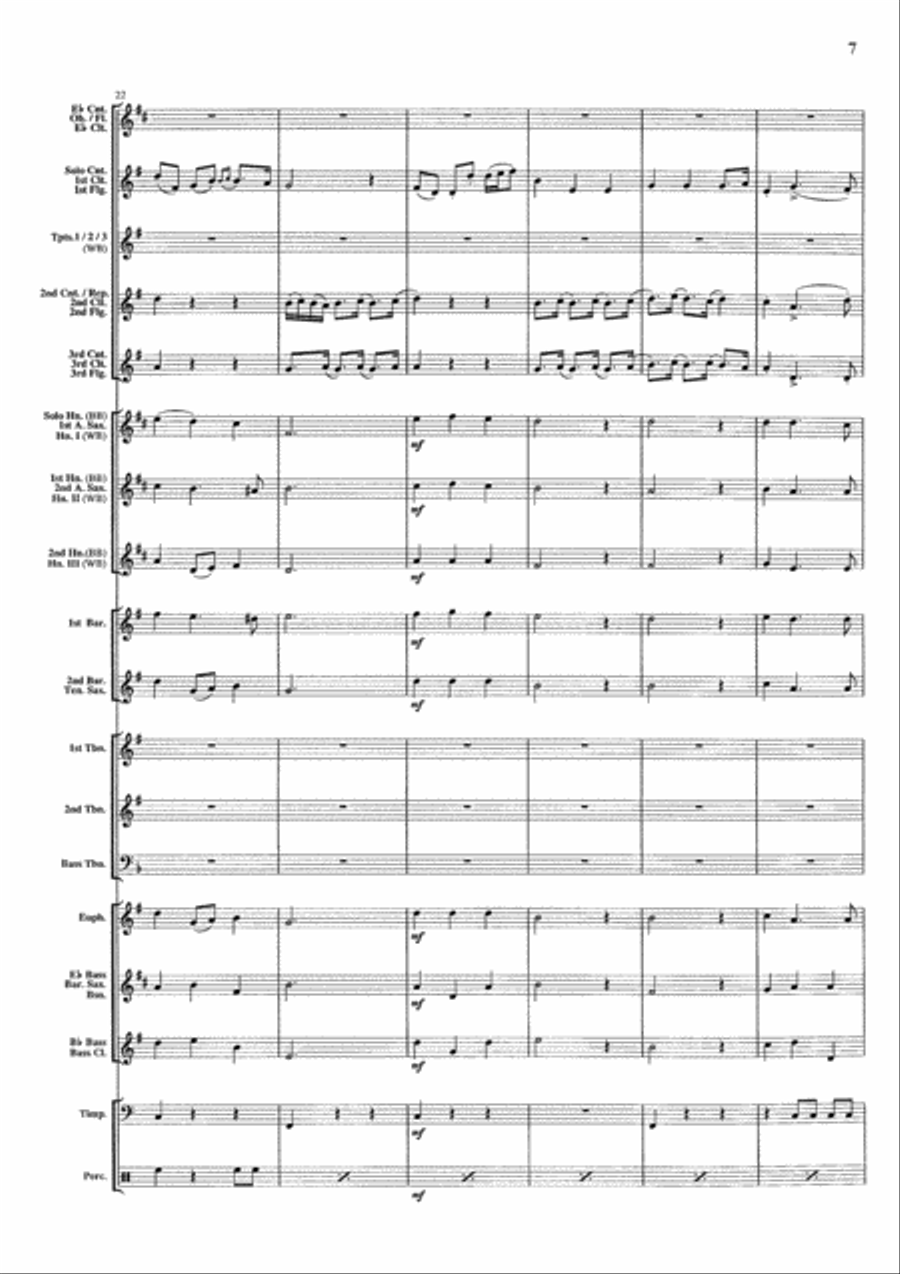 Fanfare & Chorus / La Mourisque Brass Band scores gallery preview page 8