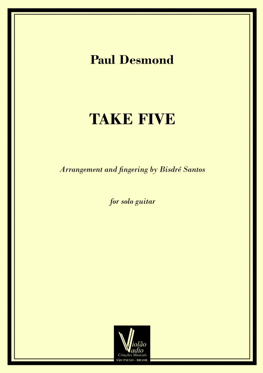 Take Five Take Five Electric Guitar scores gallery preview page 1