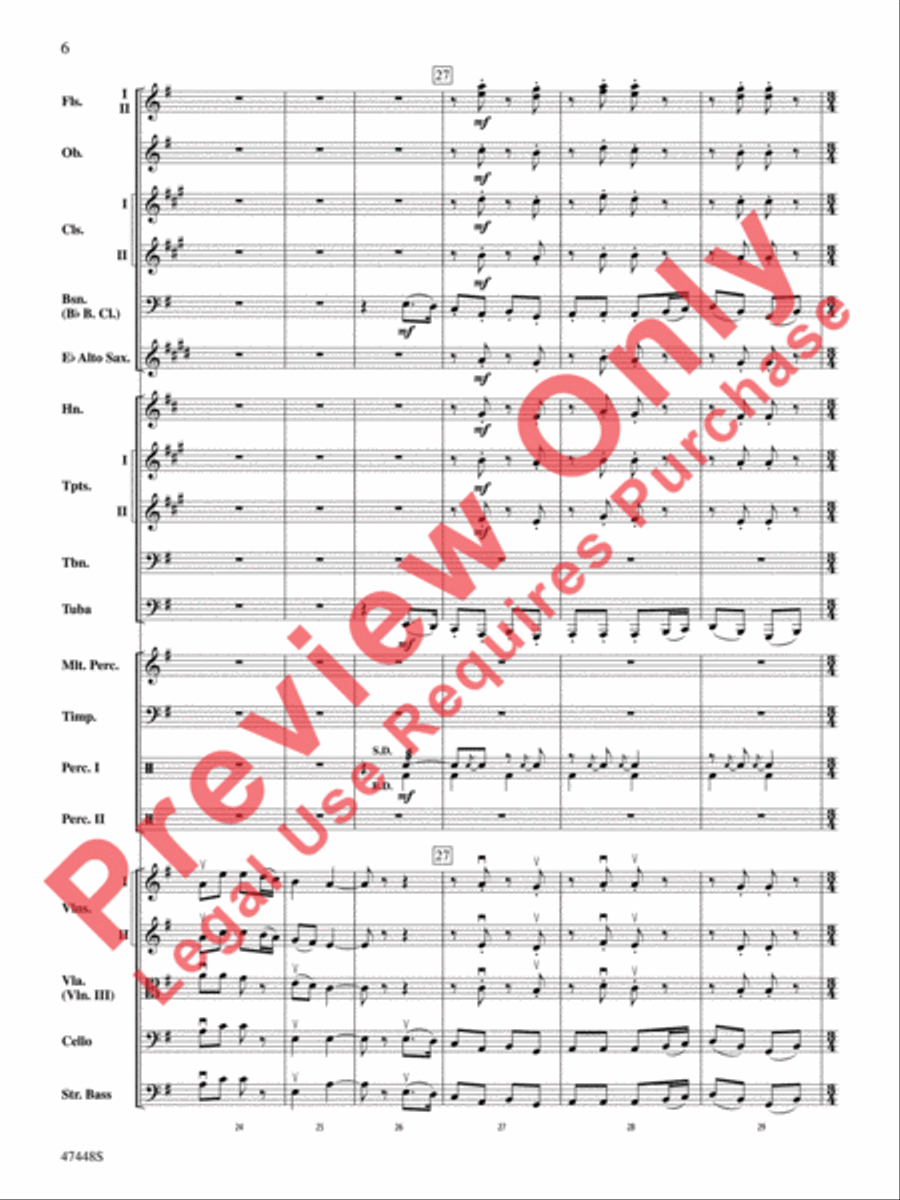 I'm Seventeen Come Sunday Full Orchestra scores gallery preview page 7
