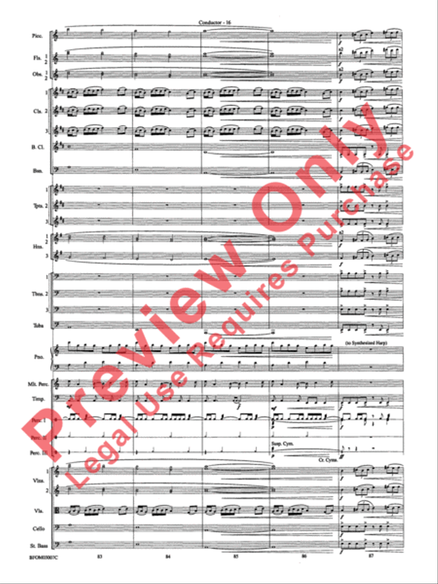 Inchon Full Orchestra scores gallery preview page 21