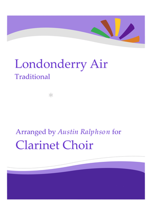 Book cover for Londonderry Air (Danny Boy) - clarinet choir / ensemble