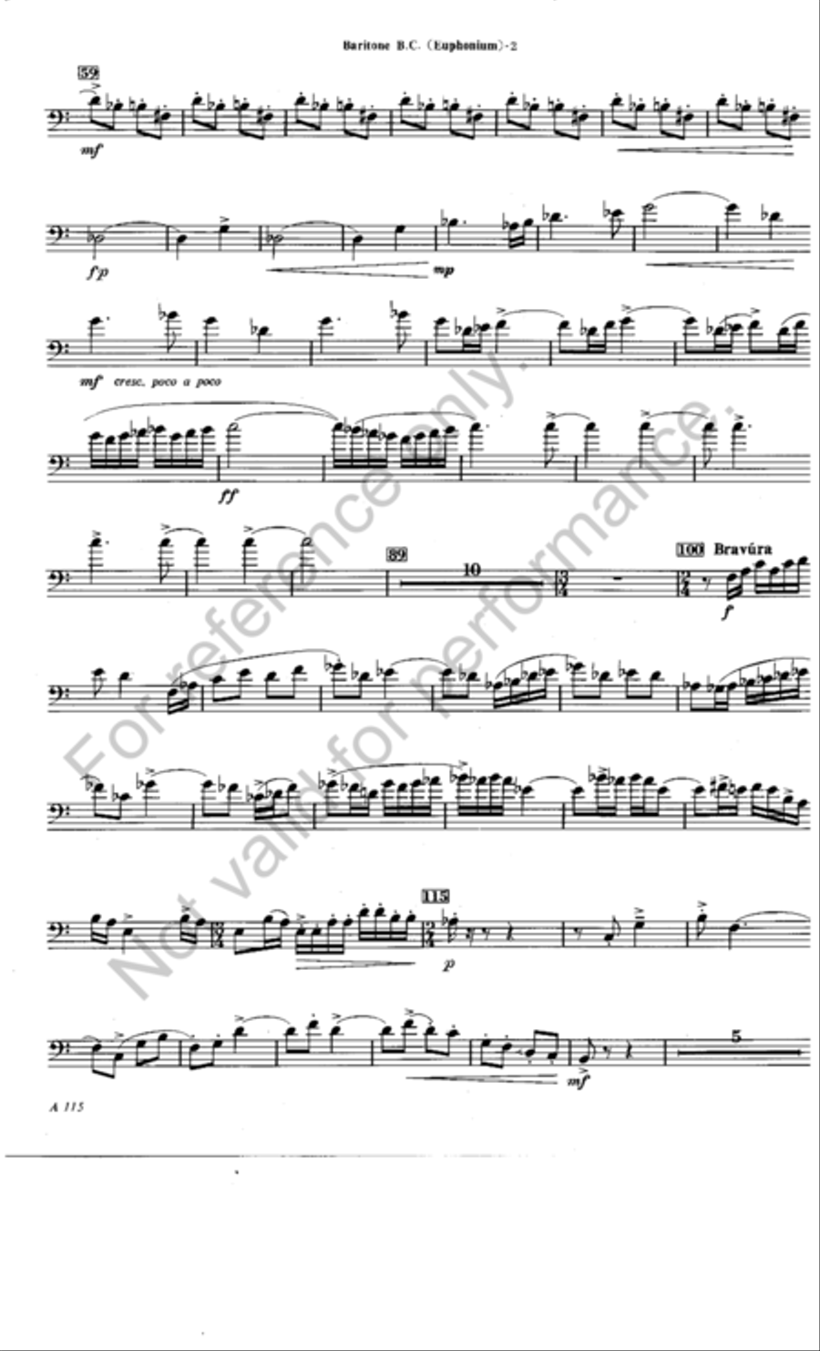 Rondo Capriccioso Baritone Horn BC scores gallery preview page 3