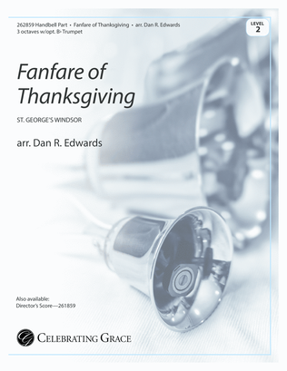 Fanfare of Thanksgiving Handbell Part (Digital Download)