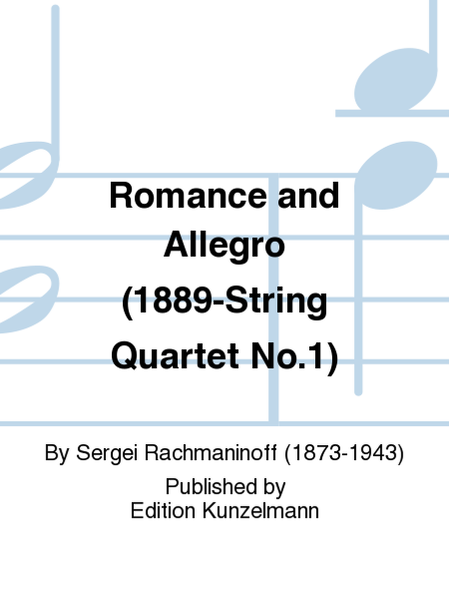 Romance and Allegro (String Quartet No. 1)