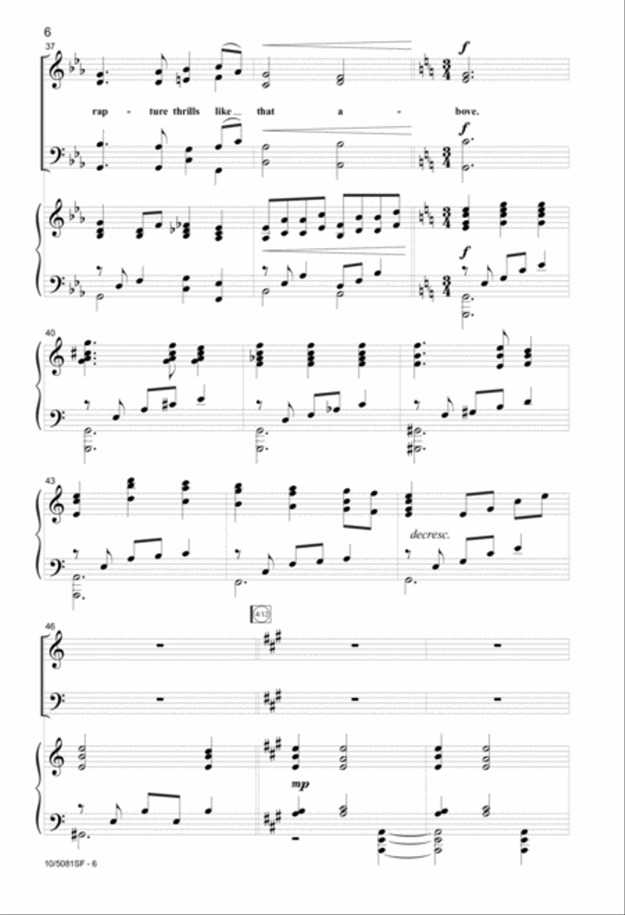 My Country, 'Tis of Thee My Country, 'Tis of Thee 4-Part scores gallery preview page 6