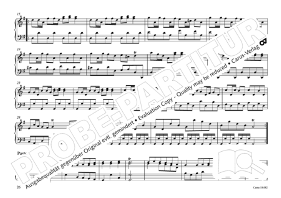 Pastoral music for organ, vol. 2: Germany, Bohemia, Austria, South Tyrol Organ Solo scores gallery preview page 27