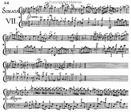 The first sonatas for violin and bass Opus 1 - 1716 and 1739