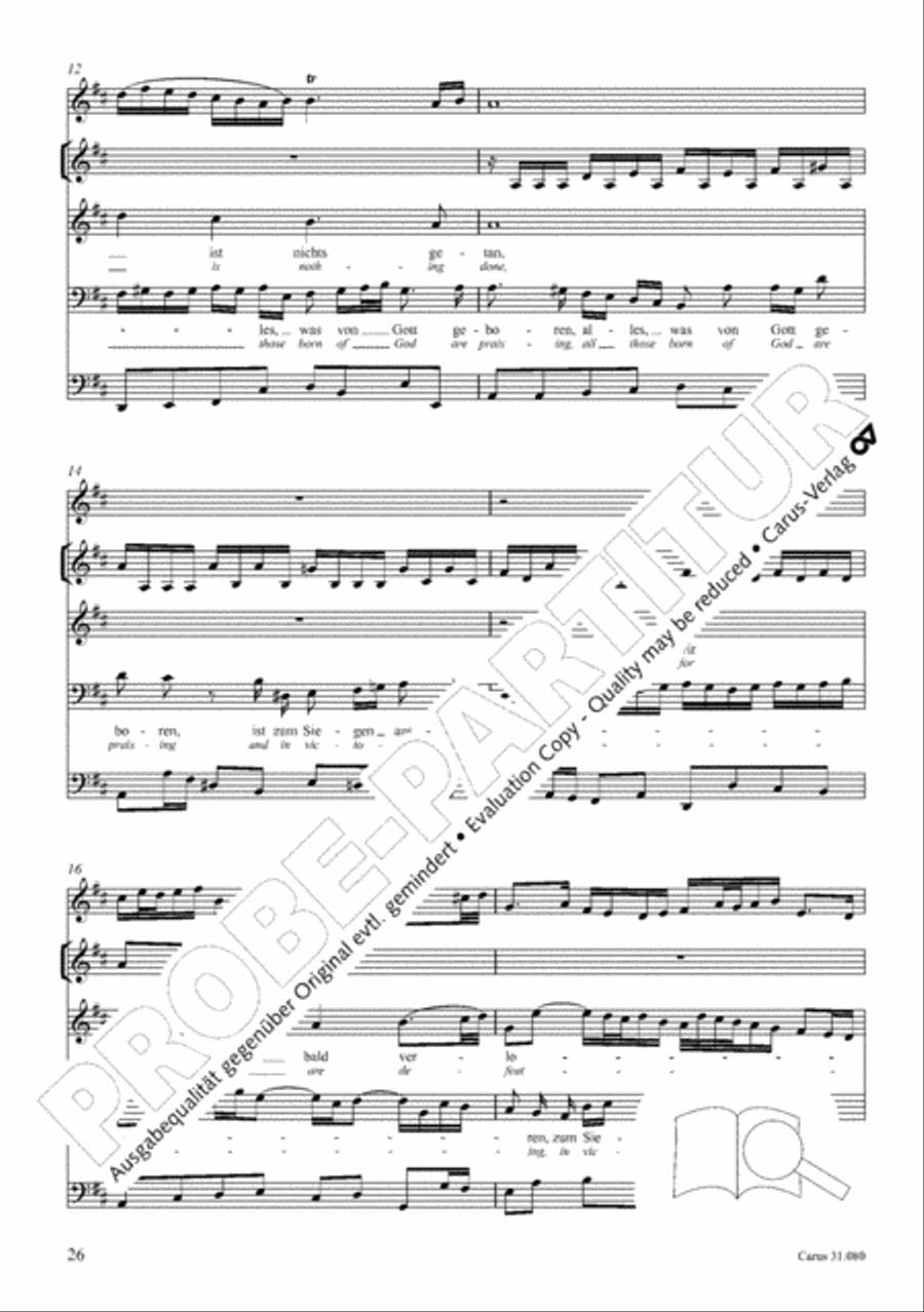 A mighty fortress is our God (Ein feste Burg ist unser Gott) 4-Part scores gallery preview page 27