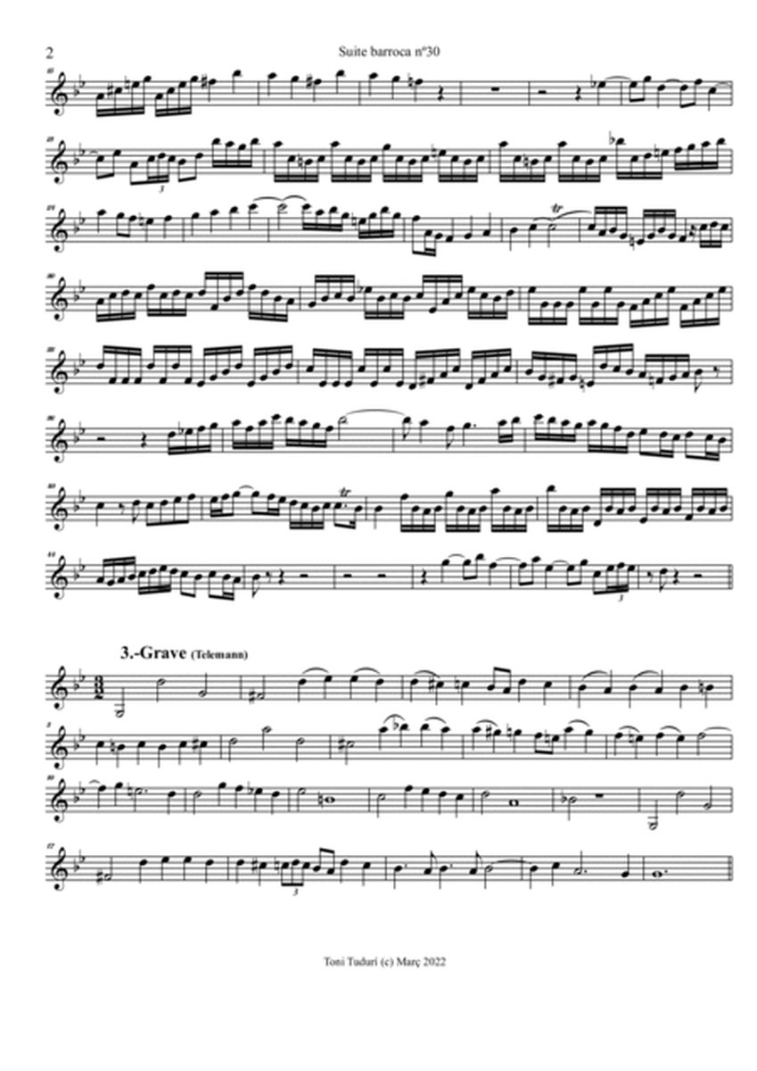 Baroque suite nº30 - G.P.Telemann/Toni Tudurí (string quartet version)