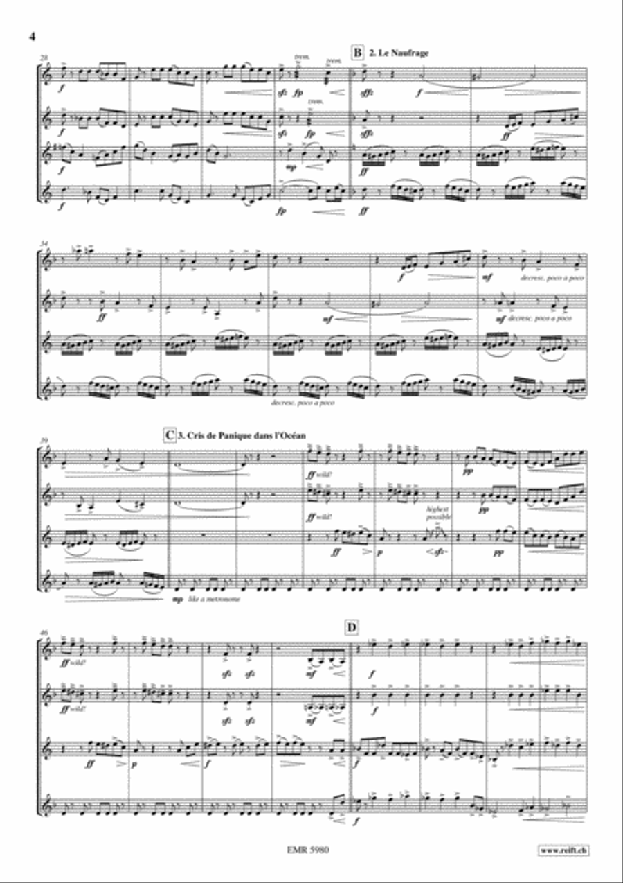 La Ville d'Ys Brass Ensemble scores gallery preview page 4